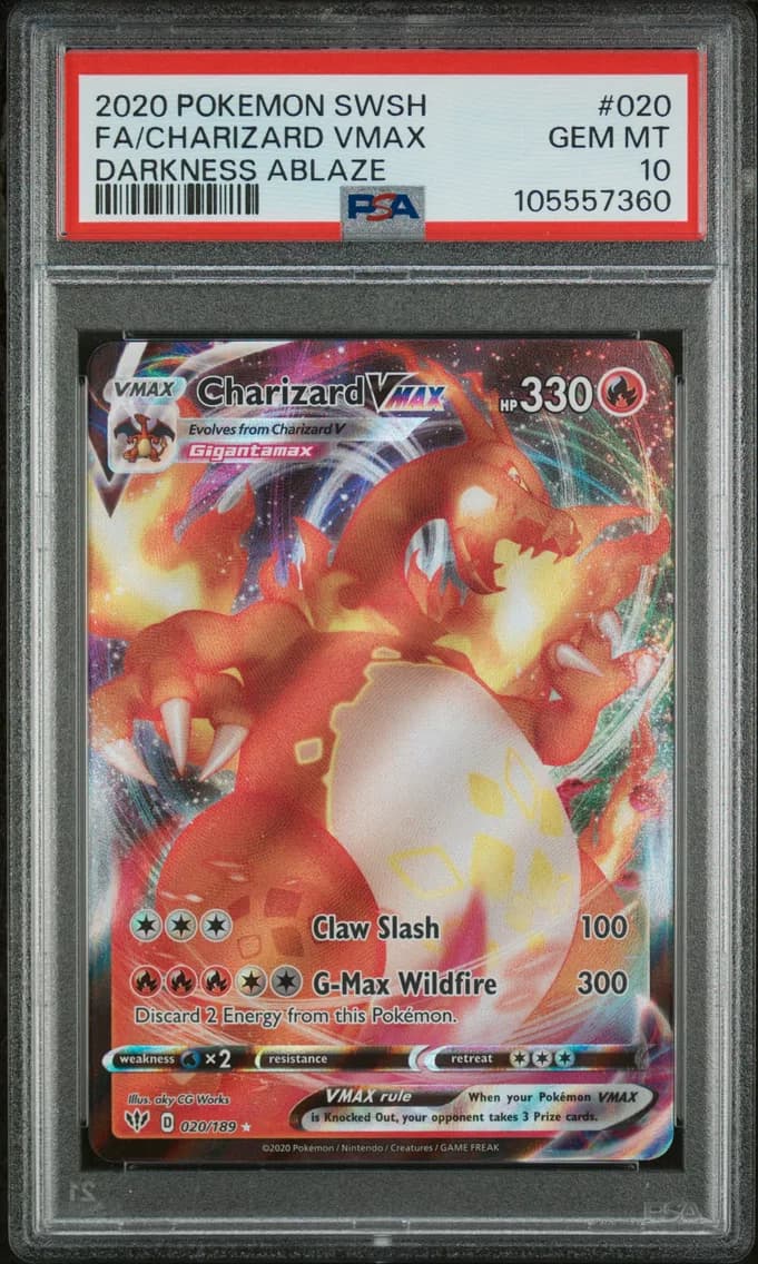 Charizard VMAX slab