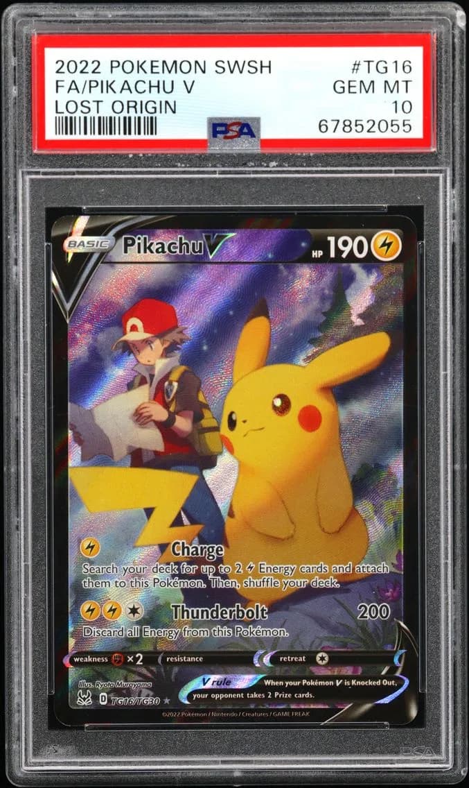 Pikachu V slab