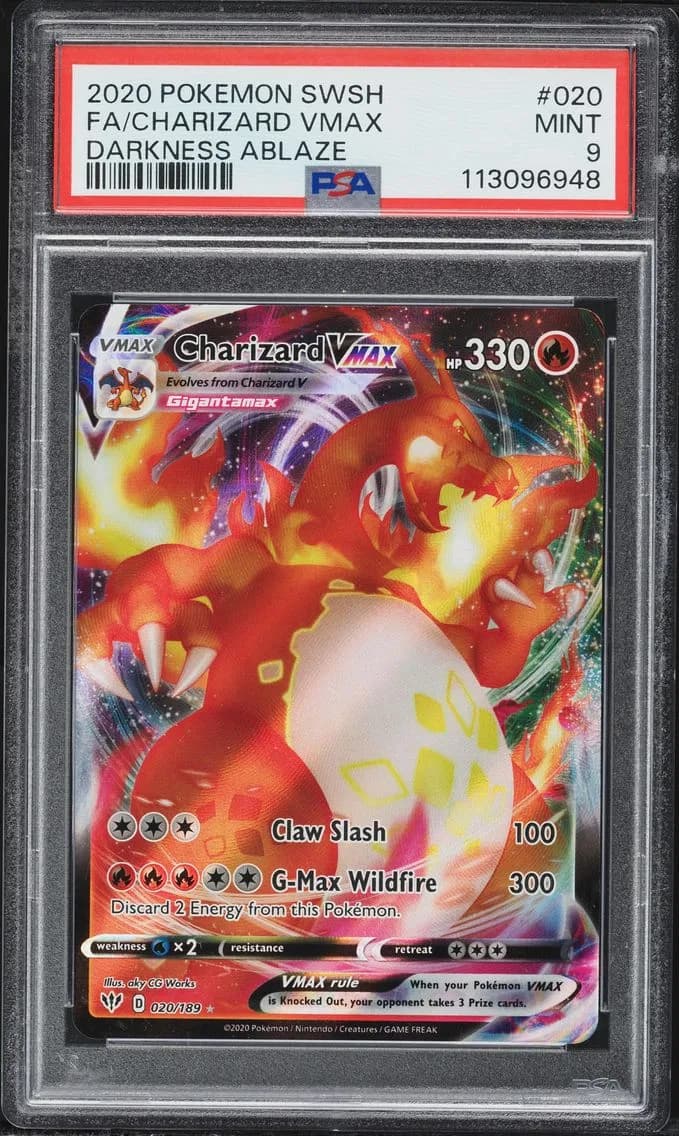 Charizard VMAX slab