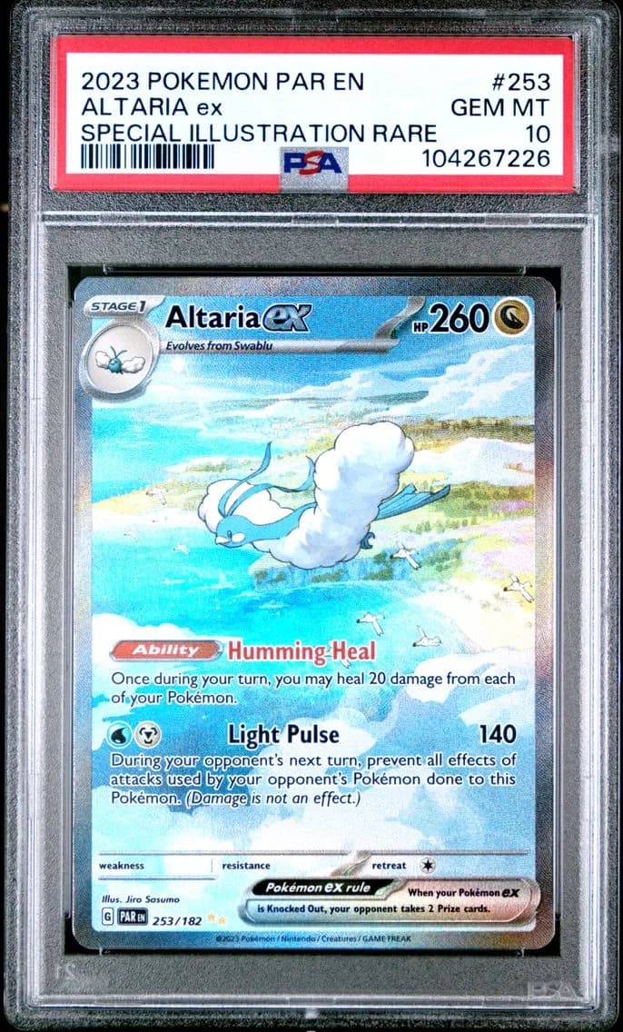 2023 #253 Altaria EX PSA 10 Par EN-Paradox Rift