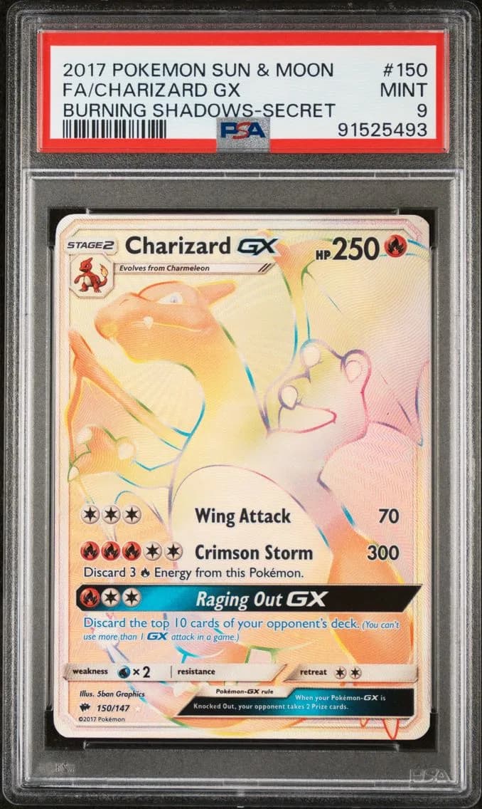 Charizard-GX slab