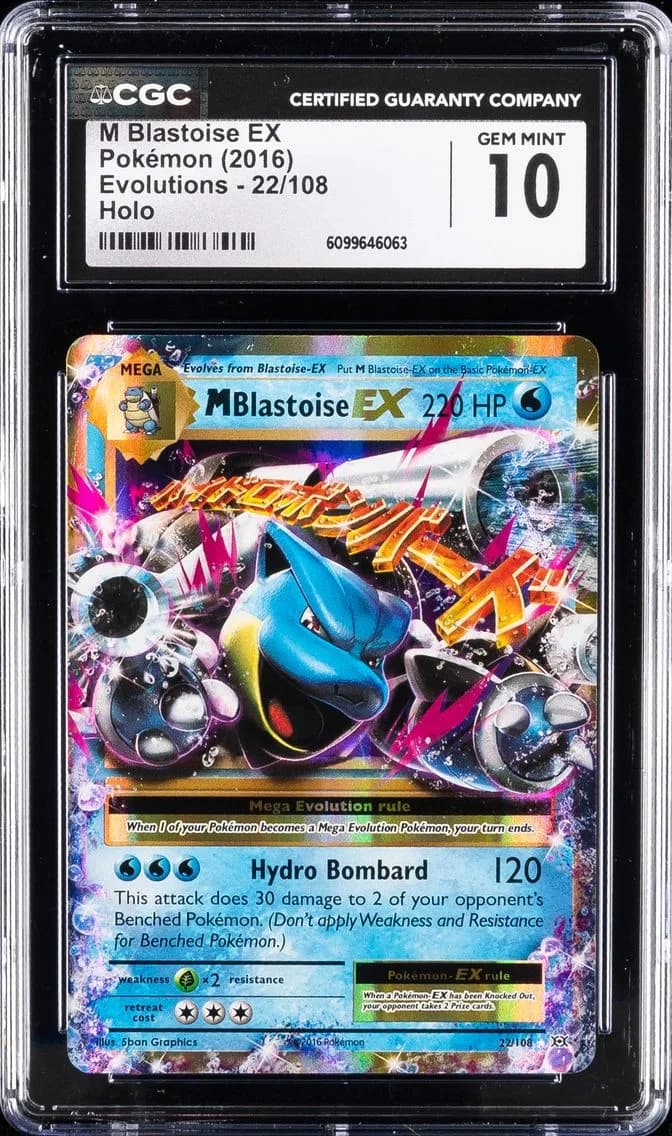 M Blastoise-EX slab