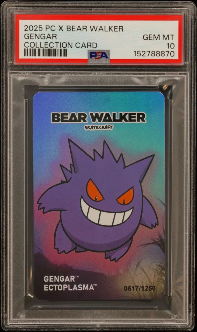 2025 #NA Gengar PSA 10 Center X Bear Walker Collection Cards