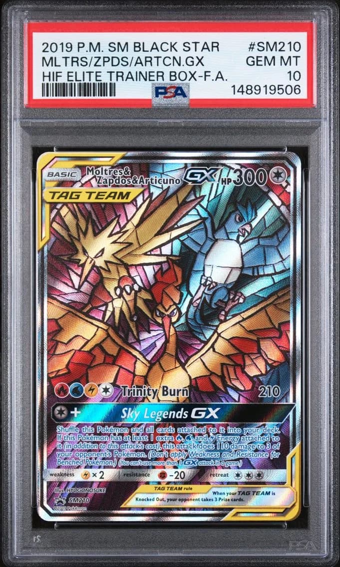 Moltres & Zapdos & Articuno-GX slab