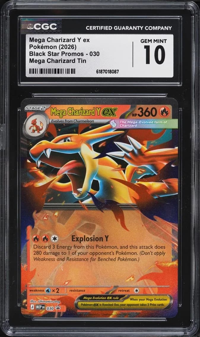 Mega Charizard Y ex slab