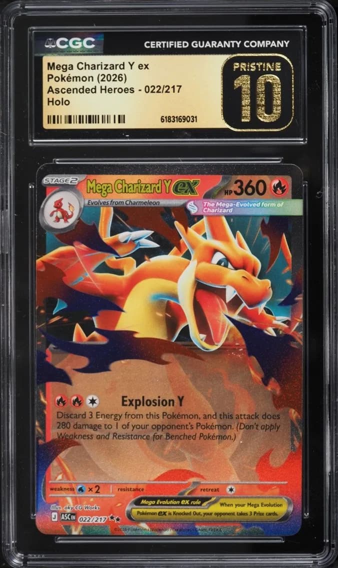 Mega Charizard Y ex slab