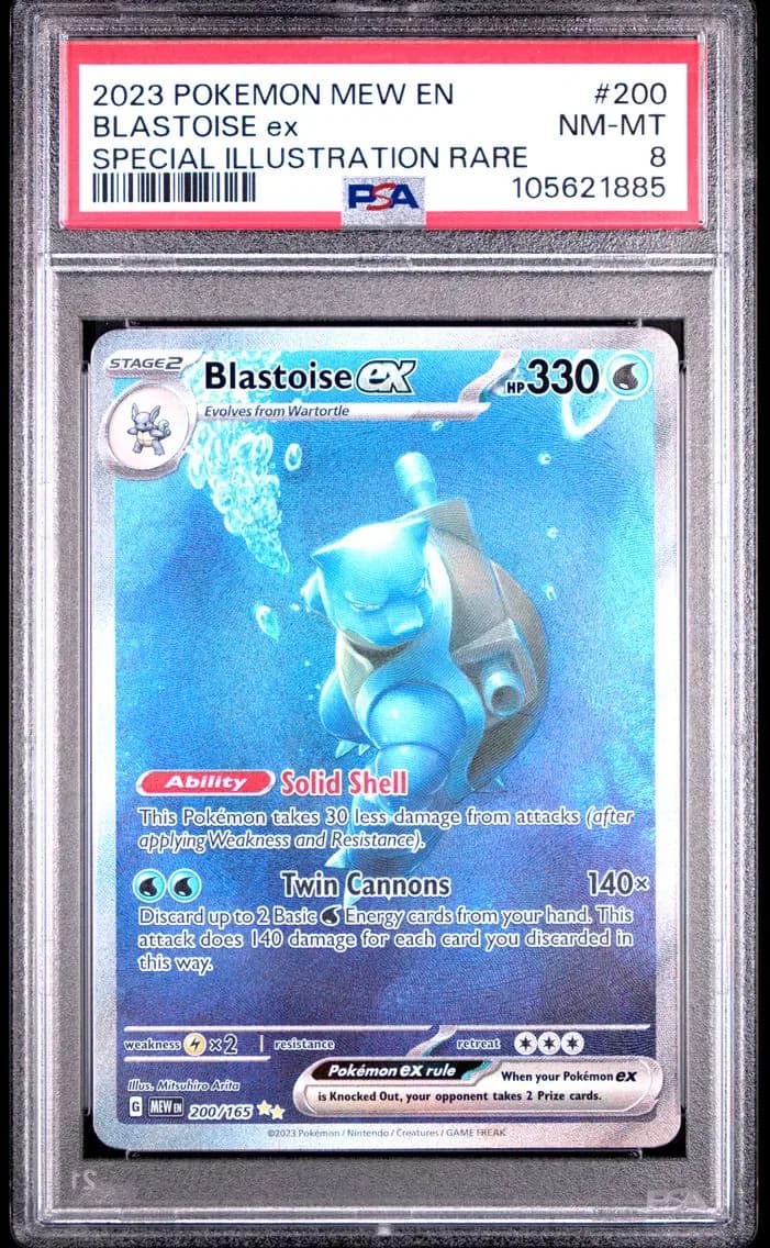 Blastoise ex slab