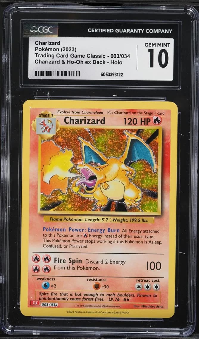 Charizard ex slab