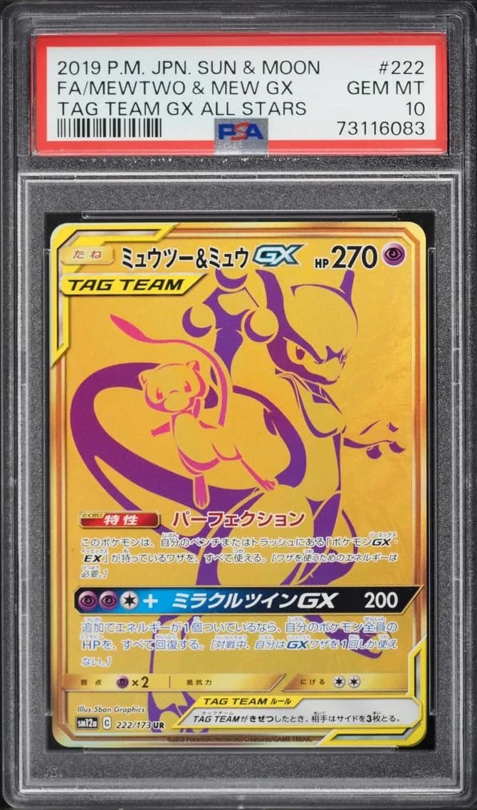 Mewtwo & Mew GX slab
