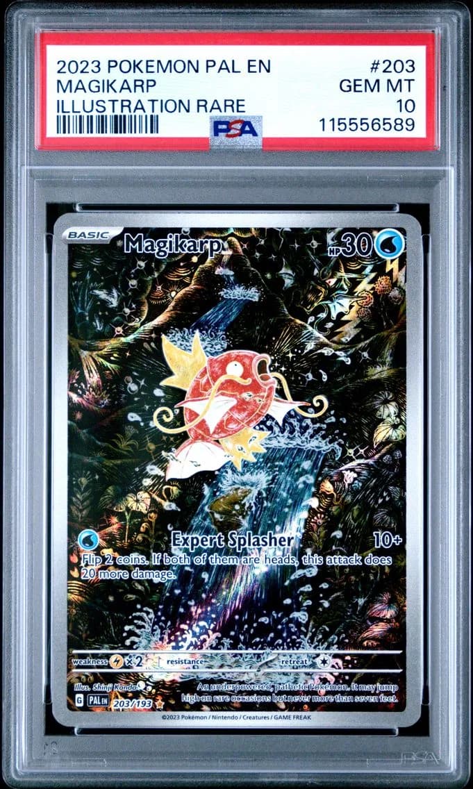 2023 #203 Magikarp PSA 10 Pal EN-Paldea Evolved