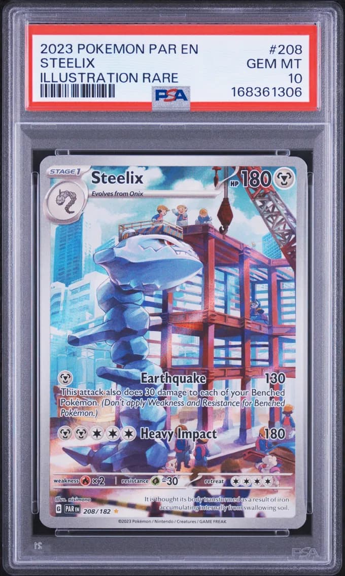 2023 #208 Steelix PSA 10 Par EN-Paradox Rift