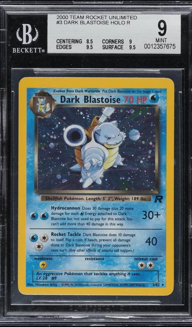 Dark Blastoise slab