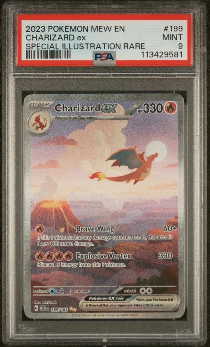 Charizard ex slab