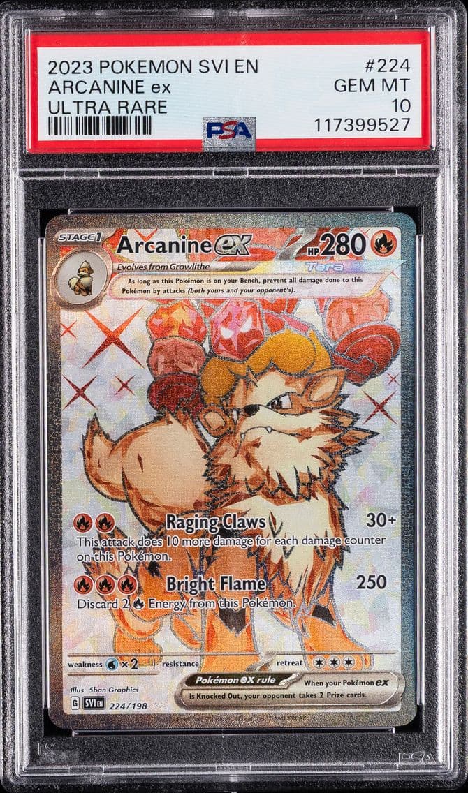 Arcanine ex slab