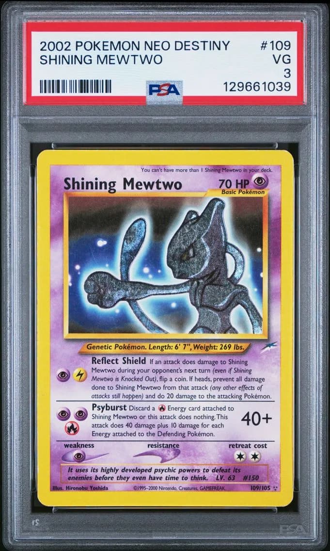 Shining Mewtwo slab