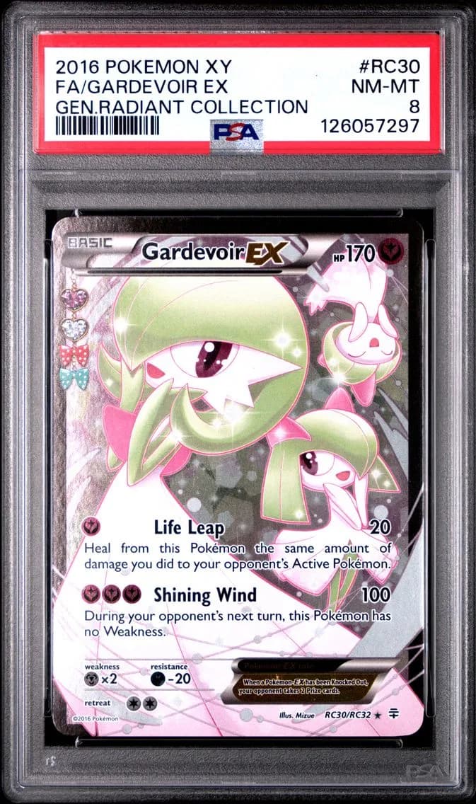 2016 #RC30 Full Art/Gardevoir EX PSA 8 XY Generations Radiant Collection
