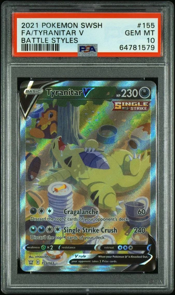 Tyranitar V slab