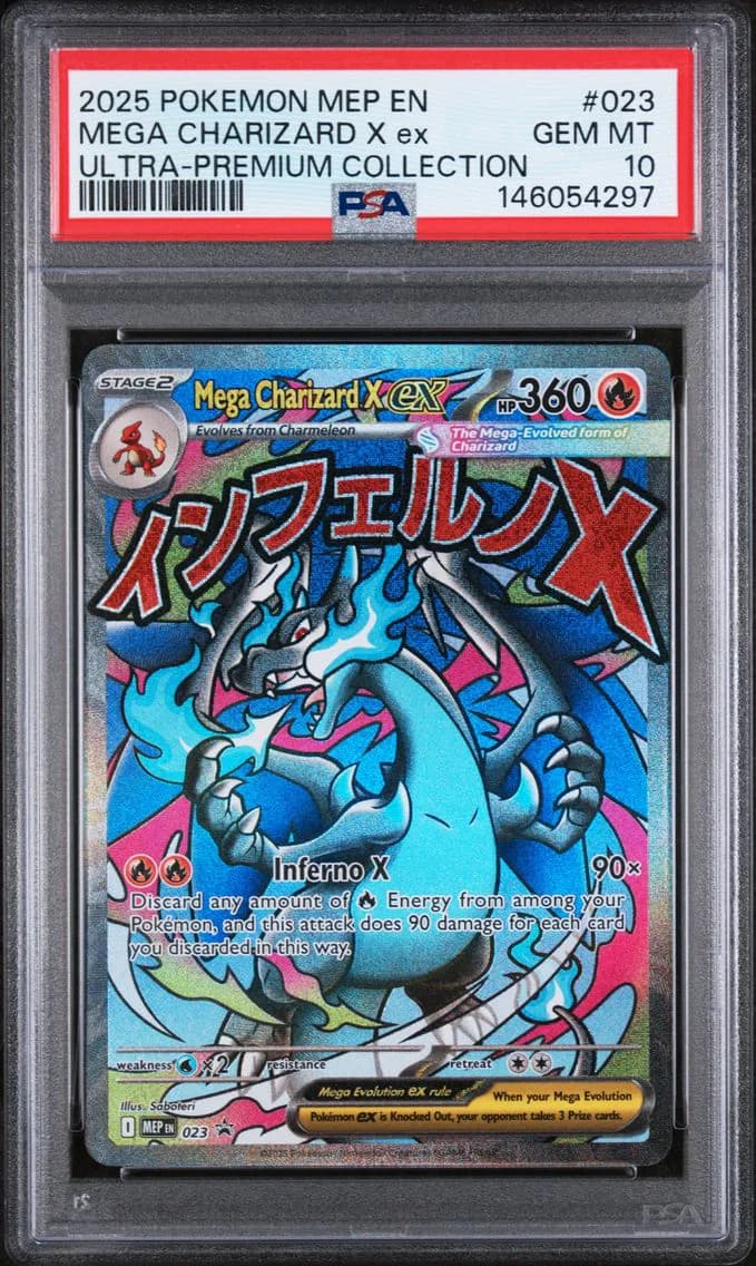 Mega Charizard X ex slab