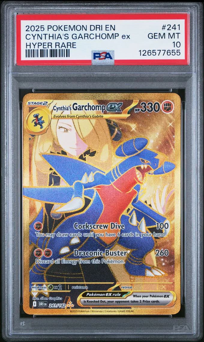 Cynthia's Garchomp ex slab