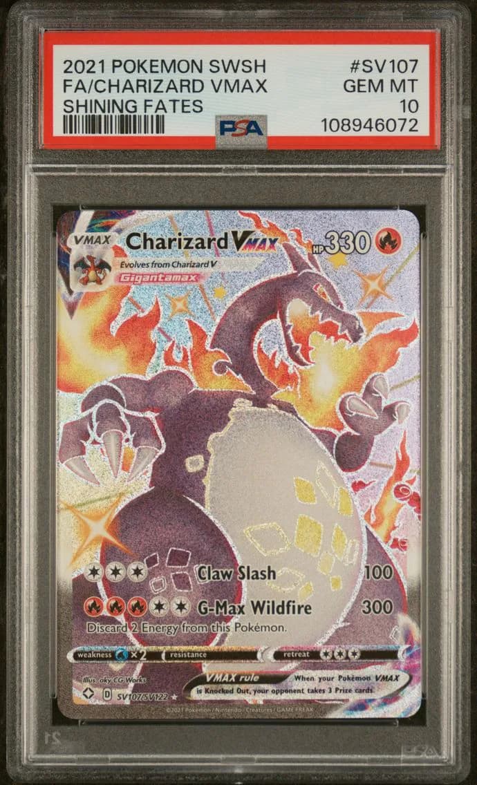 Charizard VMAX slab