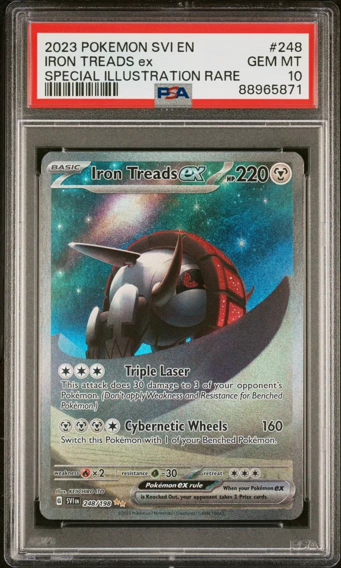 2023 #248 Iron Treads EX PSA 10 Svi EN-Scarlet & Violet