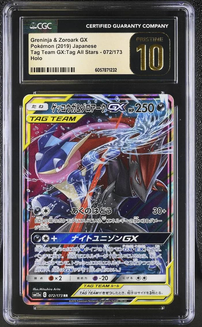 Greninja & Zoroark GX slab