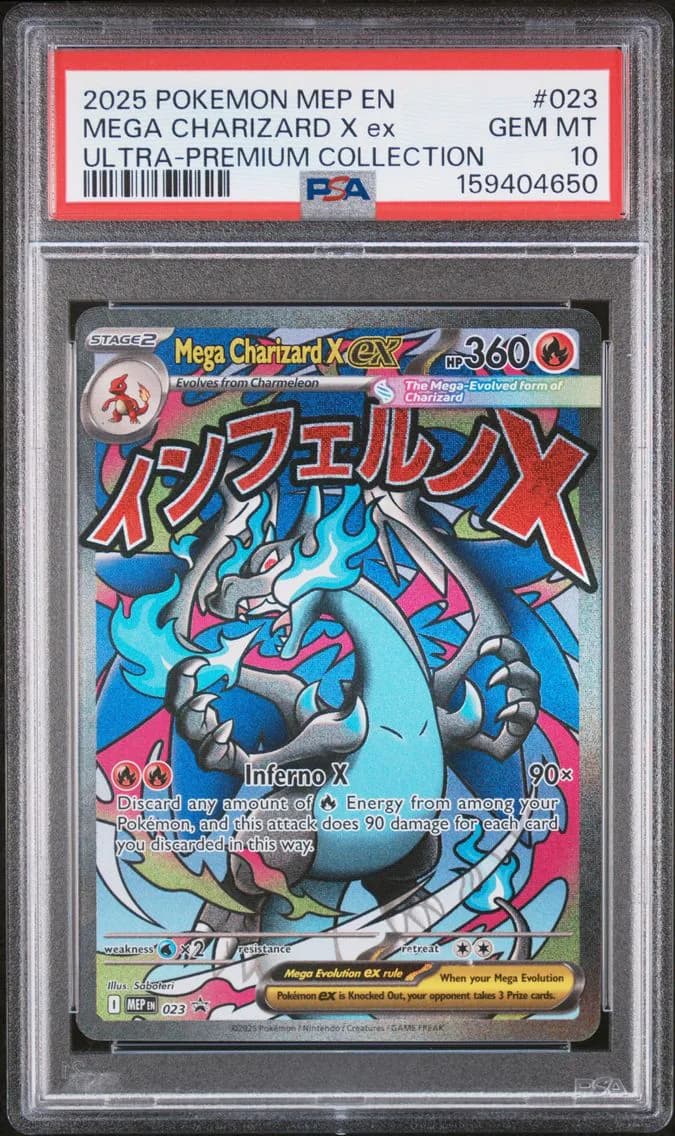 Mega Charizard X ex slab