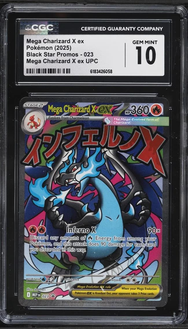 Mega Charizard X ex slab