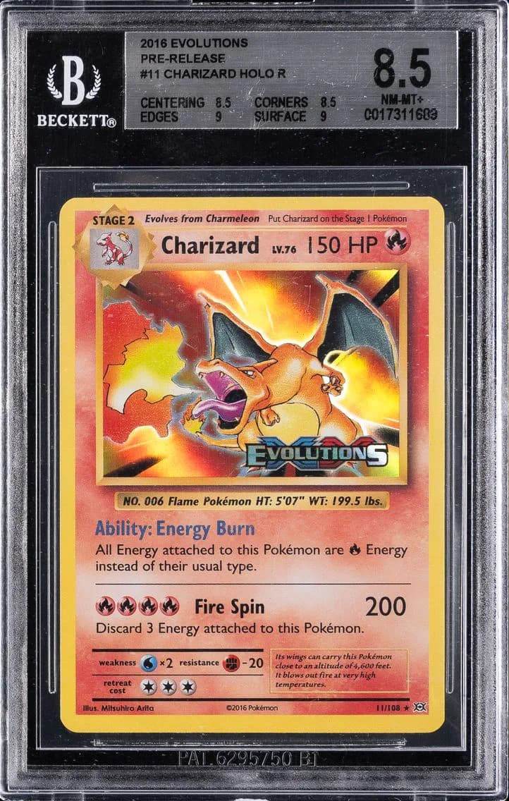 Charizard slab