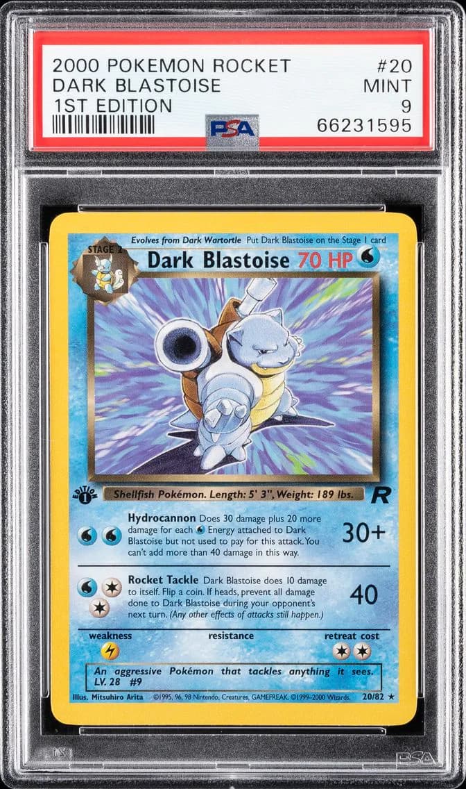 Dark Blastoise slab