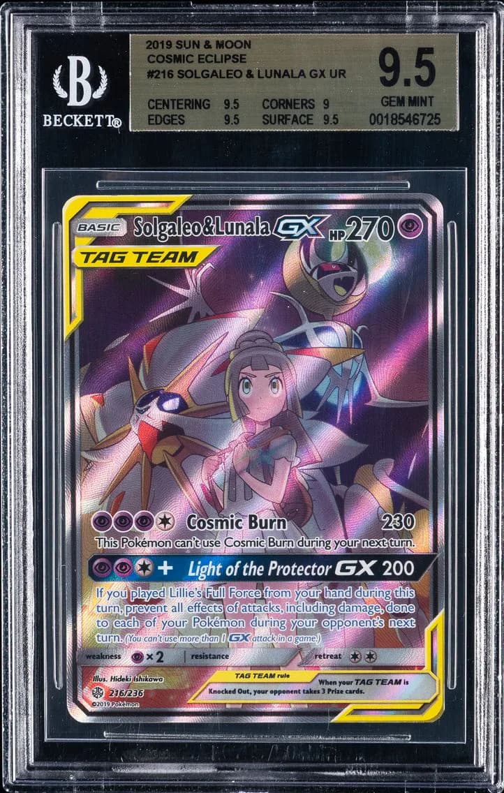 Solgaleo & Lunala-GX slab
