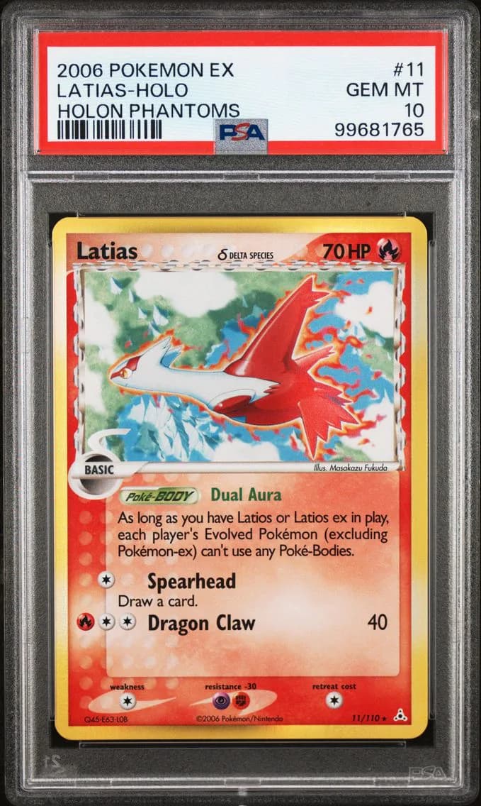 2006 #11 Latias-Holo PSA 10 EX Holon Phantoms