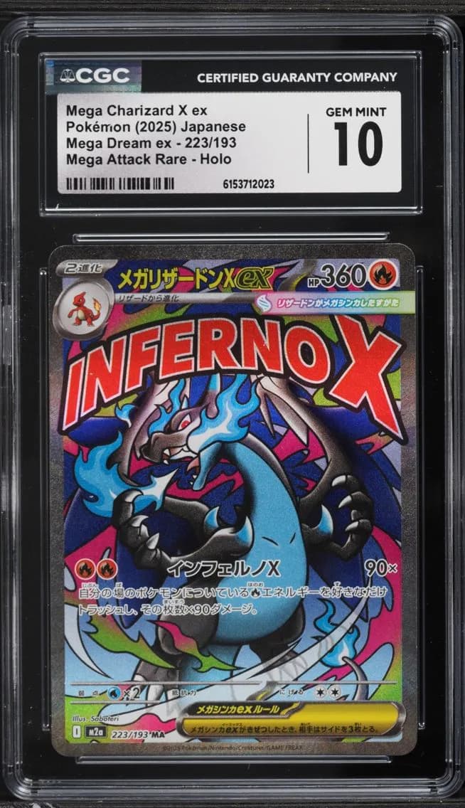 Mega Charizard X ex slab