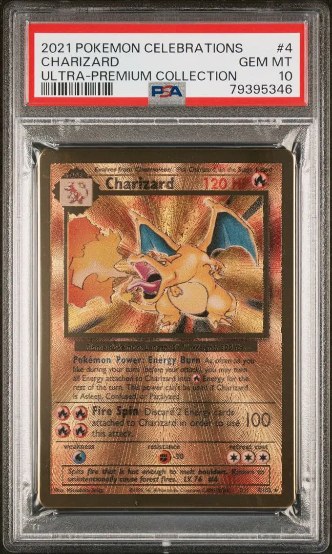 2021 #4 Charizard PSA 10 Celebrations Ultra-Premium Collection Pokemon
