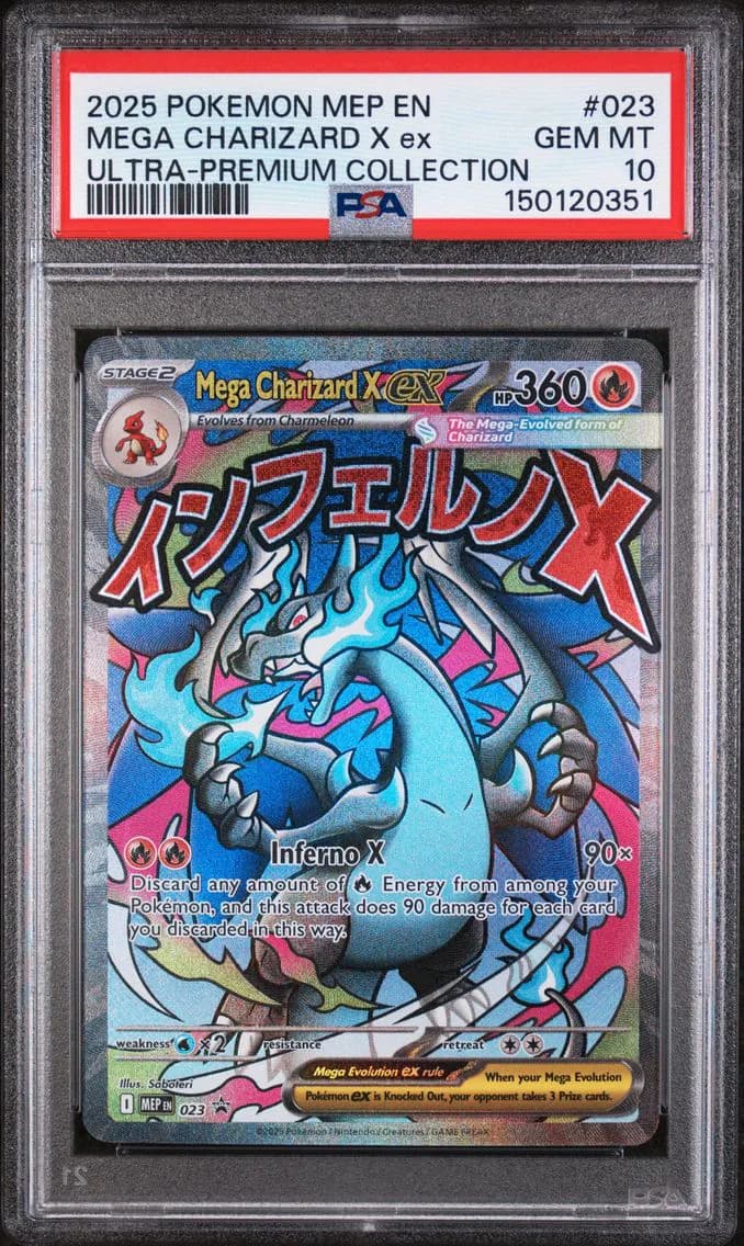 Mega Charizard X ex slab