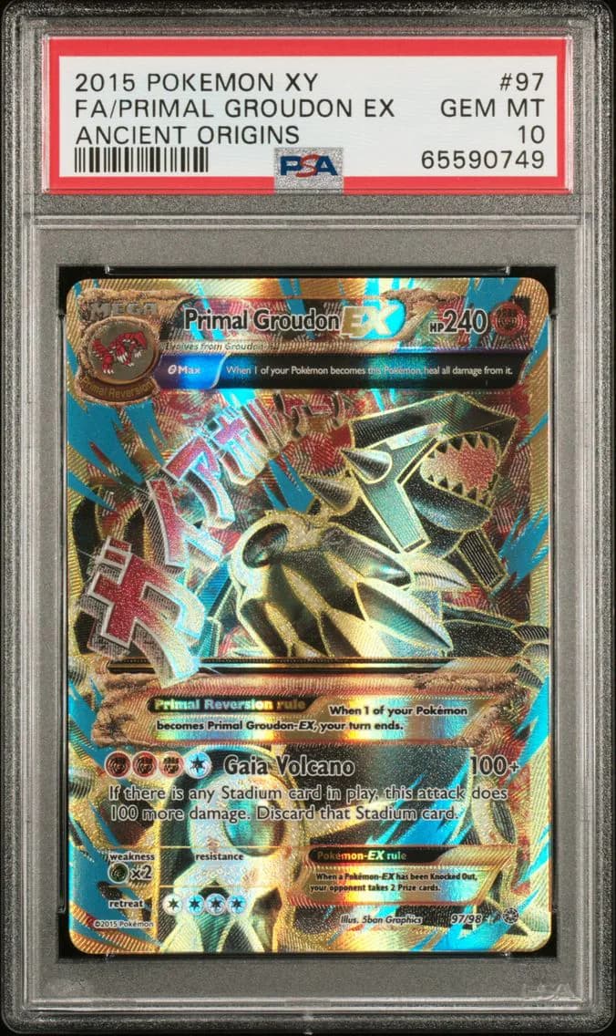 Primal Groudon-EX slab