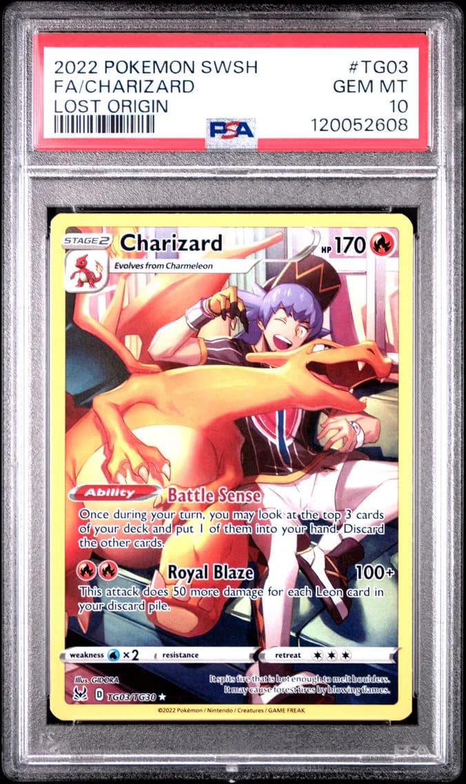 Charizard slab