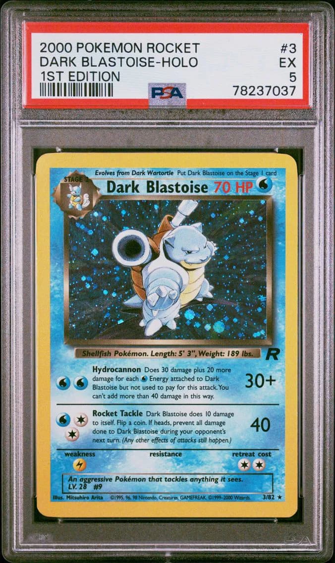 Dark Blastoise slab
