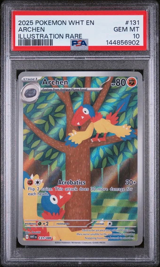 2025 #131 Archen PSA 10 Wht EN-White Flare