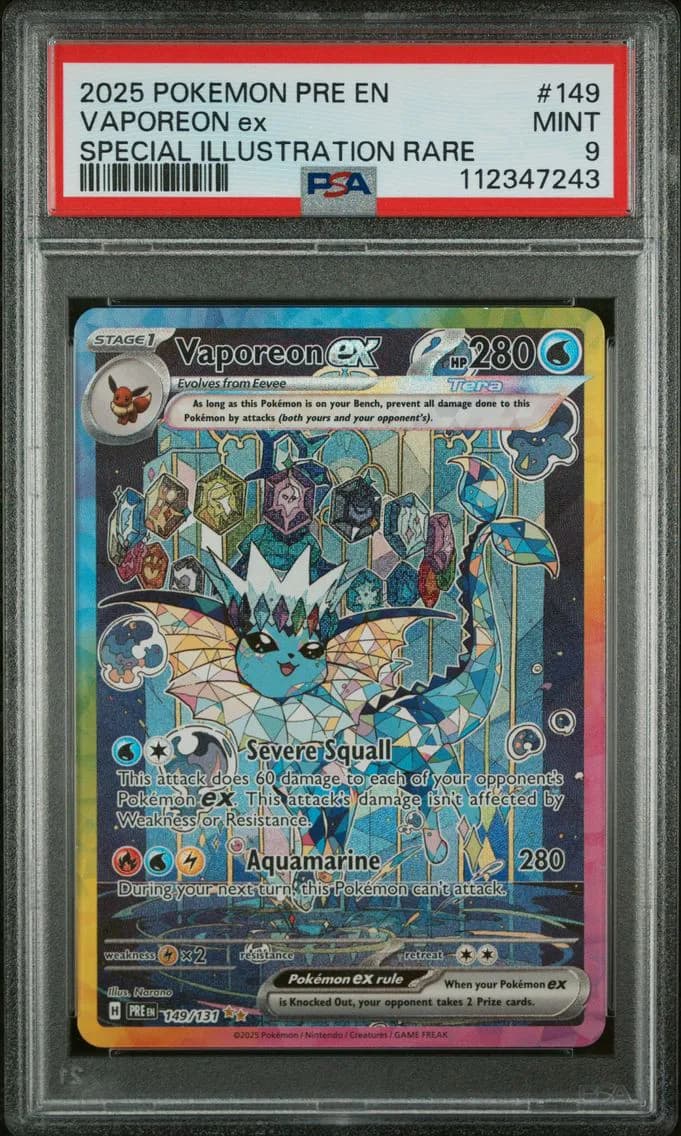 Vaporeon ex slab