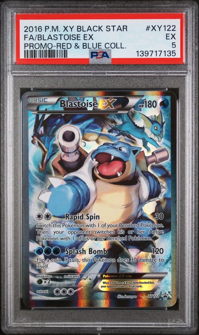 Blastoise-EX slab