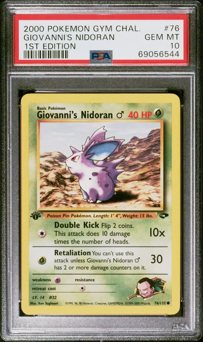 Giovanni's Nidoran ♂ slab