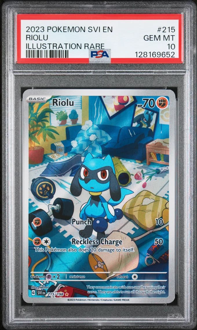 2023 #215 Riolu PSA 10 Svi EN-Scarlet & Violet