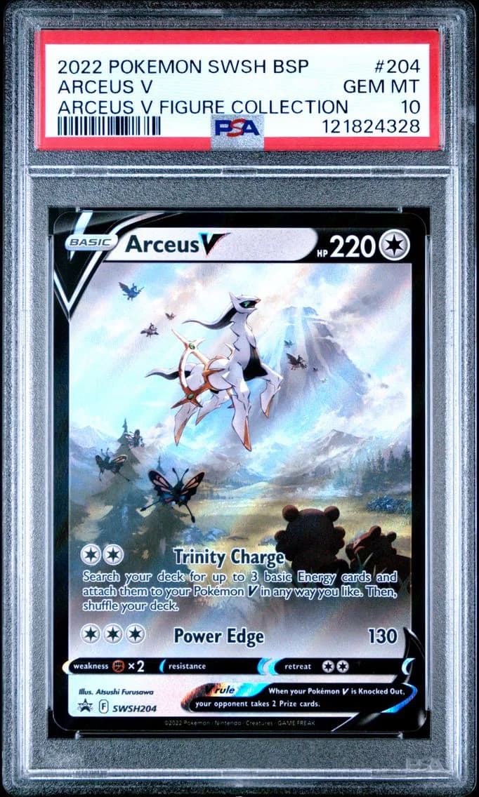 2022 #204 Arceus V PSA 10 Swsh Black Star Promo
