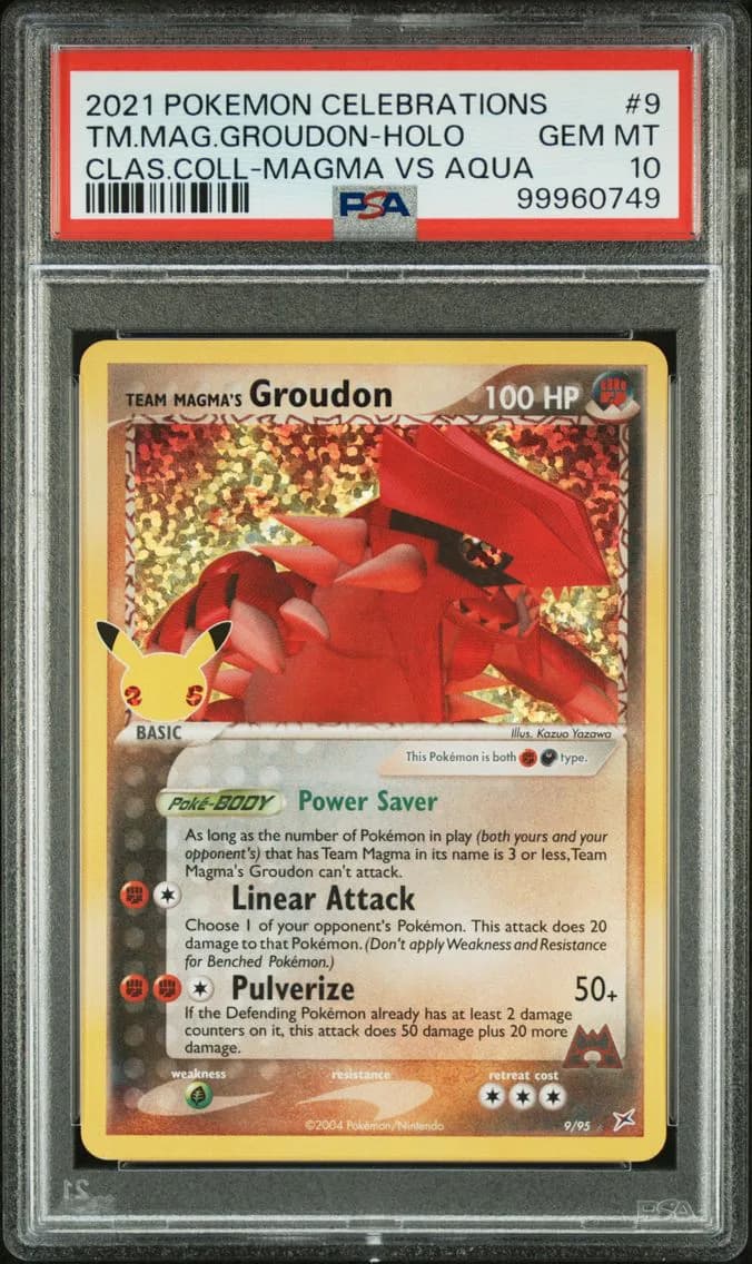 Team Magma's Groudon slab