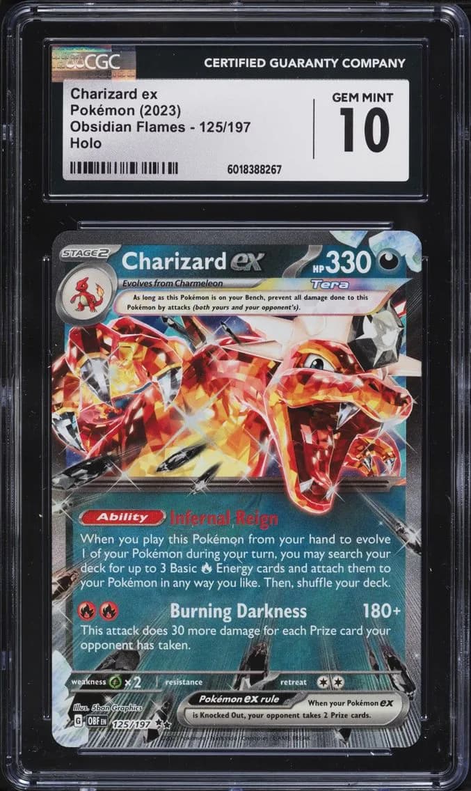 Charizard ex slab