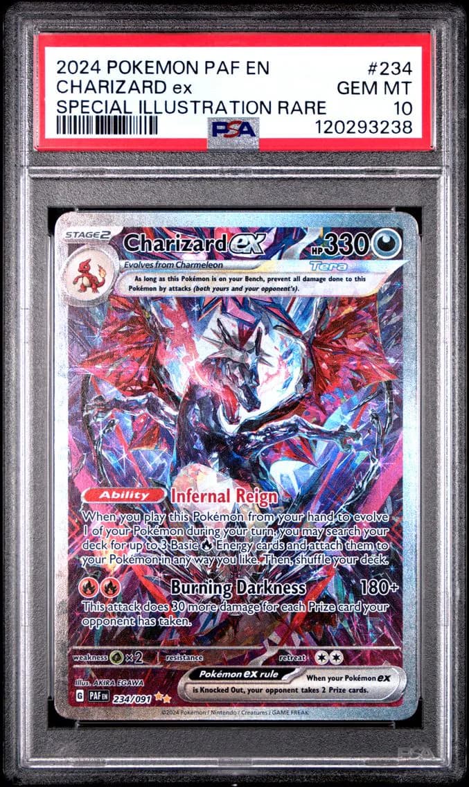 Charizard ex slab