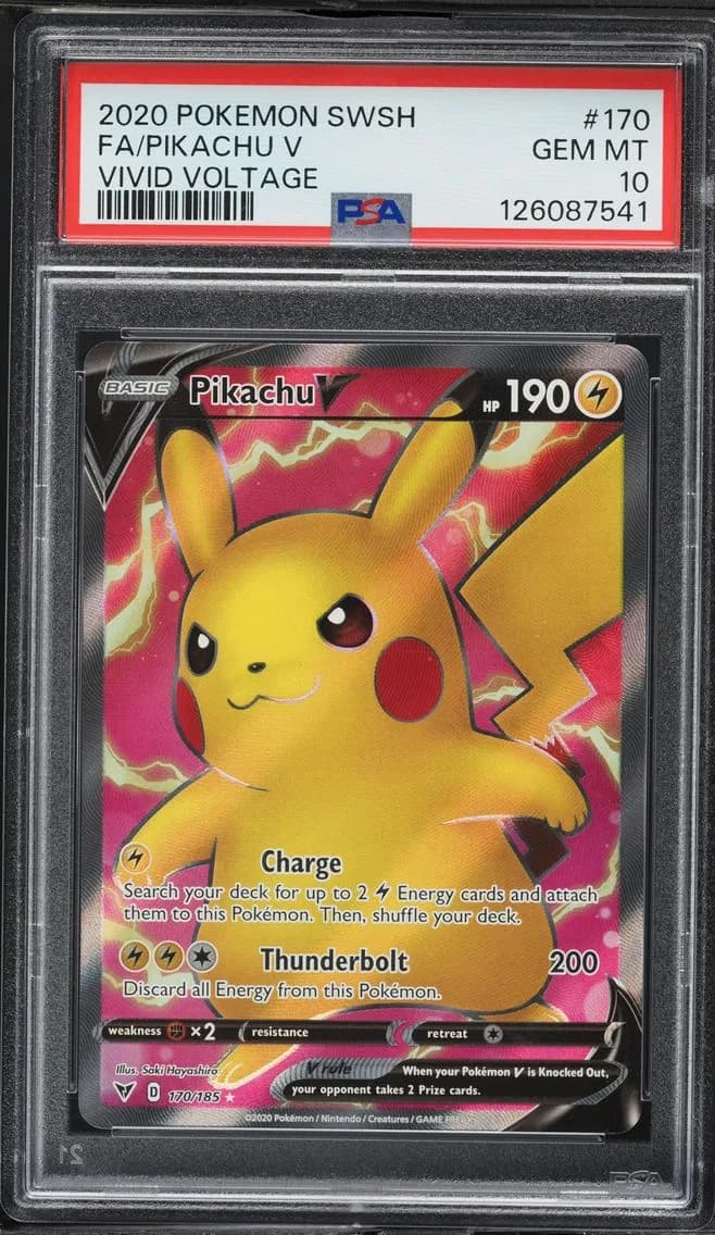 Pikachu V slab