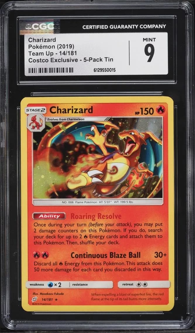 Charizard slab