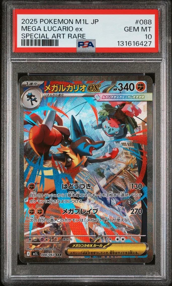 Mega Lucario ex slab